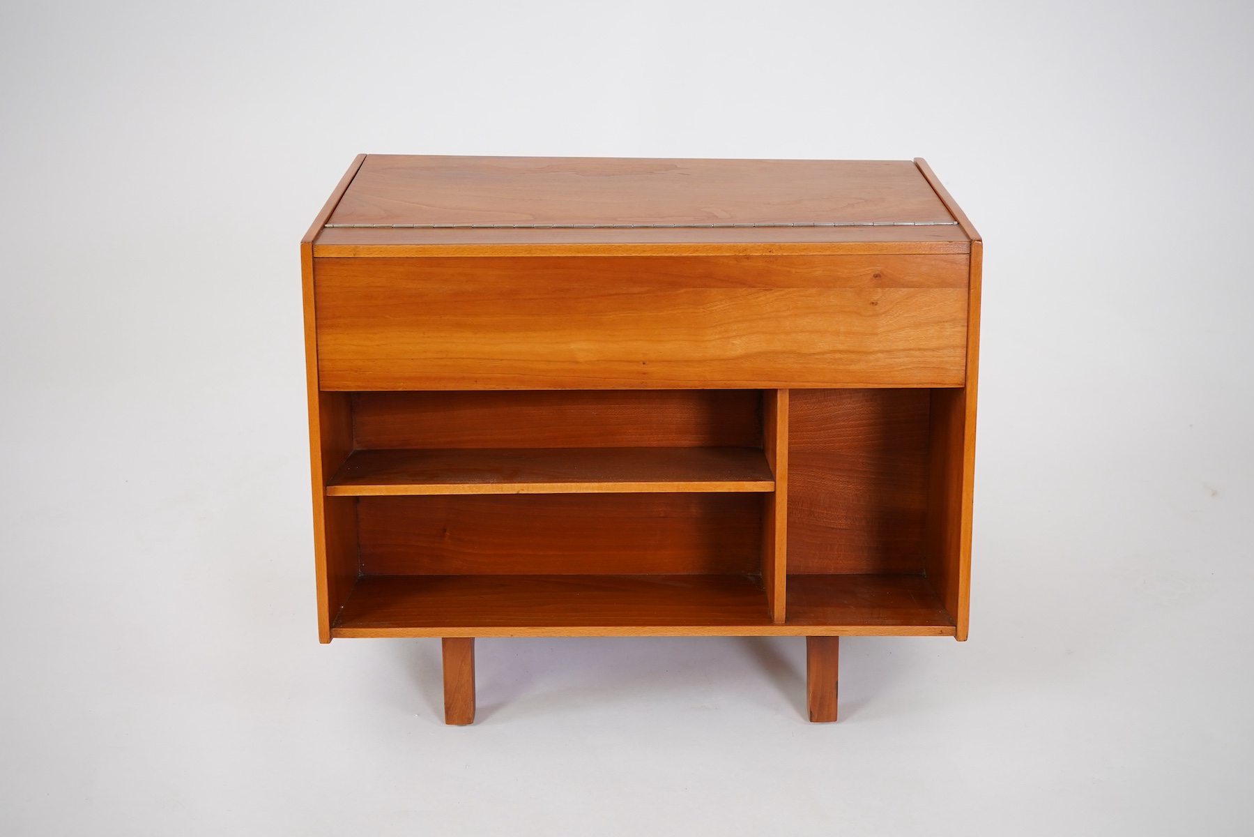 Designed by Ernest Race (1916-1964) and manufactured by John Alan Designs for Isokon: A 'Bottleship' Mark II drinks cabinet